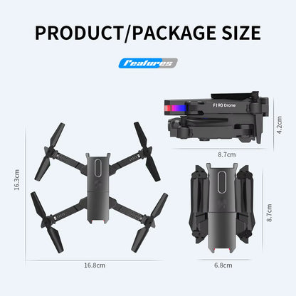 📸F190 Mini Dron con cámara Full HD